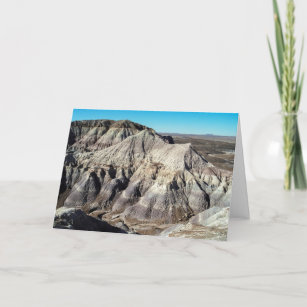 Blue Mesa Badlands Foto Birthday Card Kaart