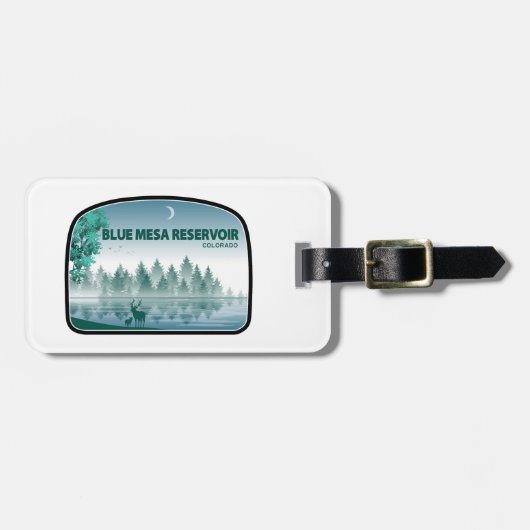 Blue Mesa Reservoir Colorado Deer Bagagelabel (Voorkant horizontaal)