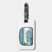 Blue Mesa Reservoir Colorado Deer Bagagelabel (Achterkant verticaal)