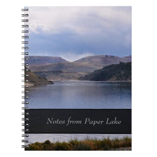 Blue Mesa Reservoir Colorado Gepersonaliseerd Noti Notitieboek (Voorkant)