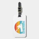 Blue Mesa Reservoir Colorado Kayak Bagagelabel (Voorkant verticaal)