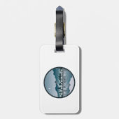 Blue Mesa Reservoir Colorado Reflectie Bagagelabel (Achterkant verticaal)