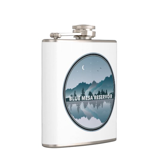 Blue Mesa Reservoir Colorado Reflectie Heupfles (Rechts)