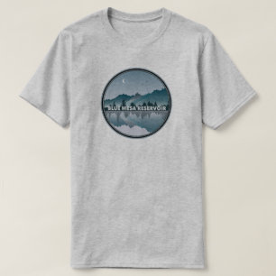 Blue Mesa Reservoir Colorado Reflectie T-shirt