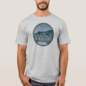 Blue Mesa Reservoir Colorado Reflectie T-shirt (Voorkant)