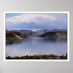 Blue Mesa Reservoir in het zuiden van Colorado Poster