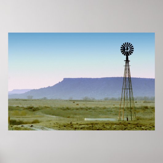 Blue Mesas Majesty Poster (Voorkant)