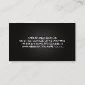 Blue Metal Truck Logo Visitekaartje (Achterkant)