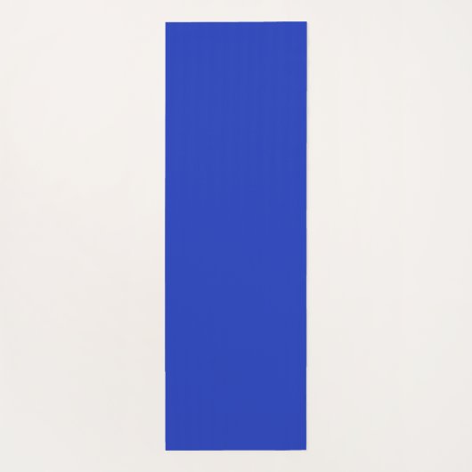 Blue Metallic Abstract mandje weve legant Yogamat (Achterkant)