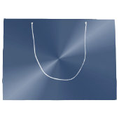 Blue Metallic Gift Bag Groot Cadeauzakje (Achterkant)