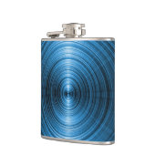 Blue Metallic Heupfles (Links)