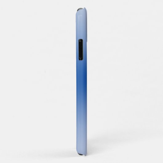 Blue Metallic Radial Case-Mate iPhone Case (Achterkant/rechts)