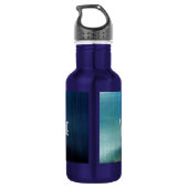 Blue Metalline Sheen Waterfles (Achterkant)