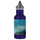 Blue Metalline Sheen Waterfles (Links)