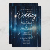 Blue Meteor Shower Kaart (Voorkant / Achterkant)