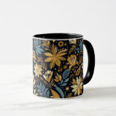 Blue Mexicain Floral Mug Mok (Voorkant rechts)