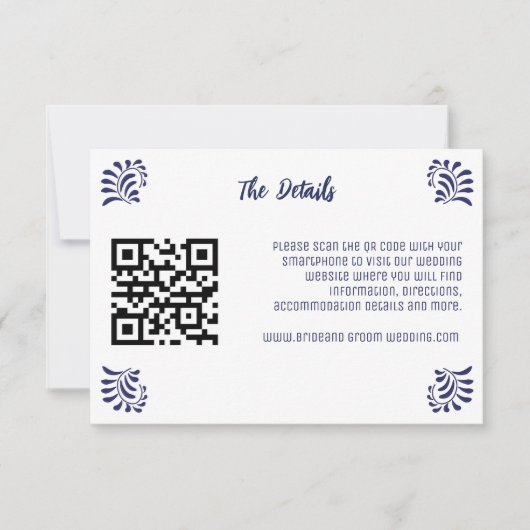 BLUE MEXICAN TALAVERA BEHUIZING KAART (Voorkant)