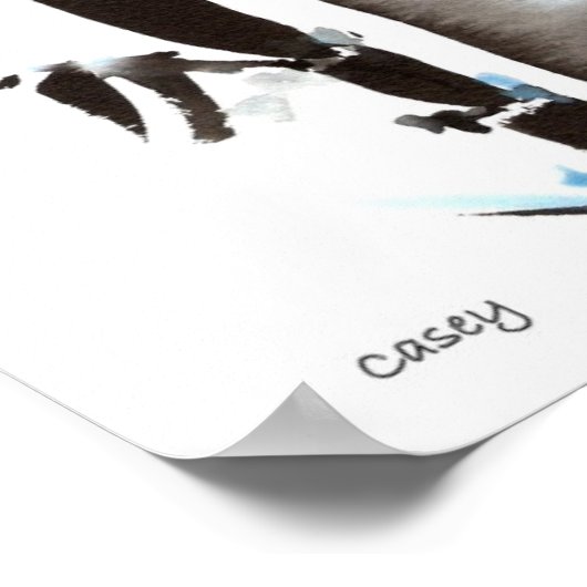 Blue Midnight Bamboo Poster (Hoek)