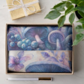 Blue Milk Mushroom Waterverf Art Tissuepapier (Geschenk)