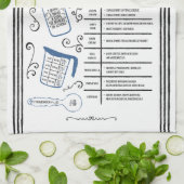 Blue Milk Substitute Baking Theedoek (Gevouwen)