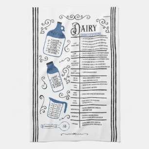Blue Milk Substitute Baking Theedoek