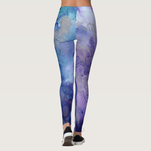 Blue Milky Way Leggings (Achterkant)