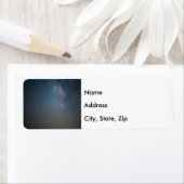 Blue Milky Way Over the Ozarks Address Label (Insitu)