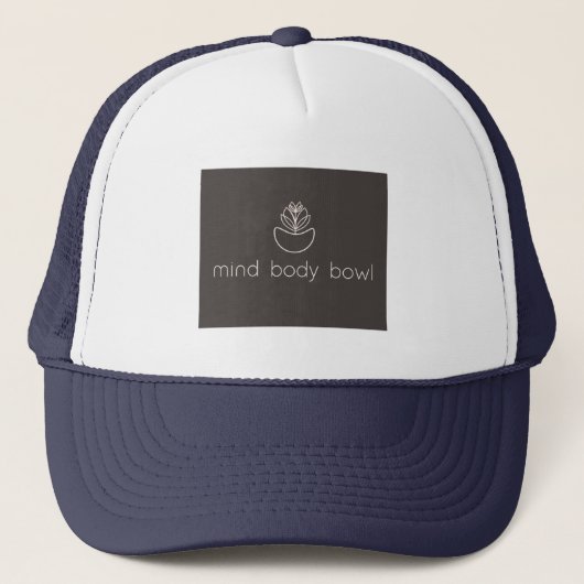 Blue Mind Body Bowl Trucker Hoed Pet (Voorkant)