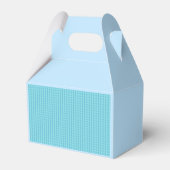 Blue Mini Diamond Pattern met ventilator Bedankdoosjes (Achterkant)