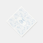 Blue  Minimal Boy Baby shower Servet (Hoek)