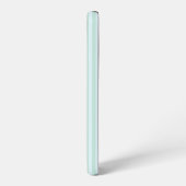 Blue Mint  Stripe Vintage Tiny Initials Monogram Samsung Galaxy Hoesje (Linkerkant)