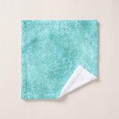 Blue Mint Zee groene koraal textuur Bad Handdoek (Wasdoekje)