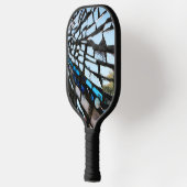 Blue Mirror Mosaic Pickleball Paddle (Links)