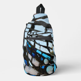 Blue Mirror Mosaic Sling Bag