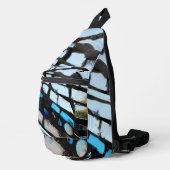 Blue Mirror Mosaic Sling Bag (Rechterhoek)
