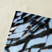 Blue Mirror Mosaic Strandlaken (In situ)