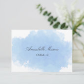 Blue Mist | Plaatshouderkaart Kaart (Staand voorkant)