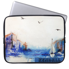 Blue Misty Morning Laptop Sleeve