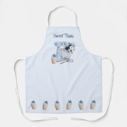 Blue Mixer Bakkerij Schort (Voorkant)