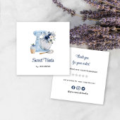 Blue Mixer Dank u Vierkante Visitekaartje