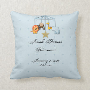 Blue Mobile Baby Keepomwille Pillow Kussen