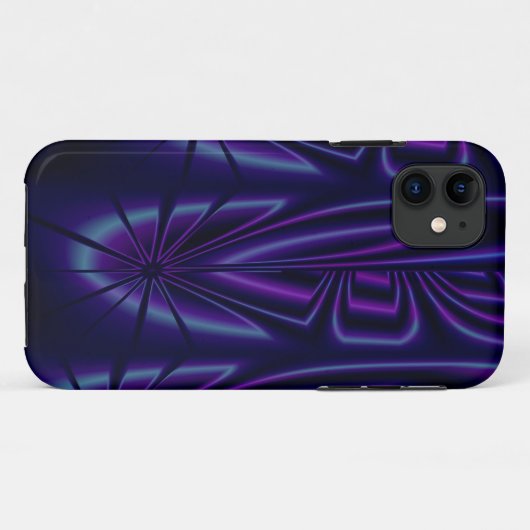 Blue Modern Abstract iPhone 5 Hoesje (Achterkant (horizontaal))