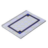 Blue Modern Abstract Notitieboek (Linkerzijde)