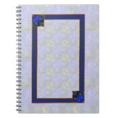 Blue Modern Abstract Notitieboek (Voorkant)