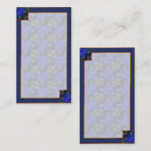 Blue Modern Abstract Visitekaartje (Voorkant / Achterkant)