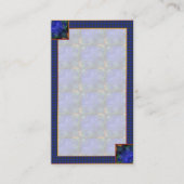 Blue Modern Abstract Visitekaartje (Voorkant)