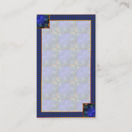 Blue Modern Abstract Visitekaartje