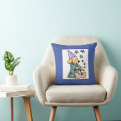 Blue Modern Birth Baby for Kids Dog Kussen (Stoel)