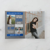 Blue Modern Block 5-Photo Afstuderen (Binnen)