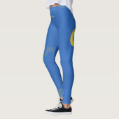 Blue Modern Business Leggings Slanke stijl (Links)